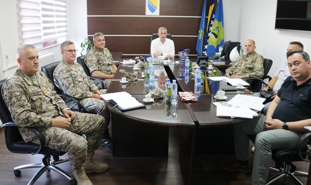 Sastanak sa predstavnicima Drugog pješadijskog puka Oružanih snaga Bosne i Hercegovine